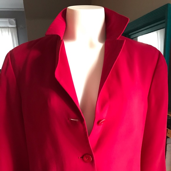 Talbots stunning red jacket!! - Picture 3 of 8